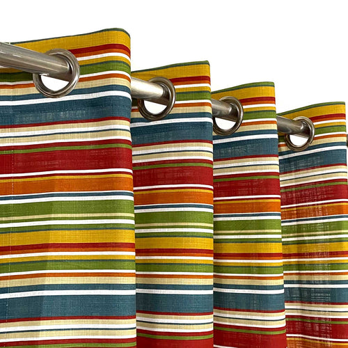 New York Striped - Duck Cotton Curtain