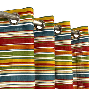 New York Striped - Duck Cotton Curtain