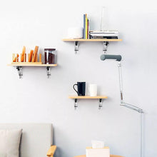 Wall-Mounted Straight Wooden Shelves - waseeh.com