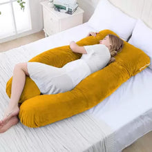 Pregnancy Pillow / U- Shape Maternity Pillow / Sleeping Support Pillow Mustard