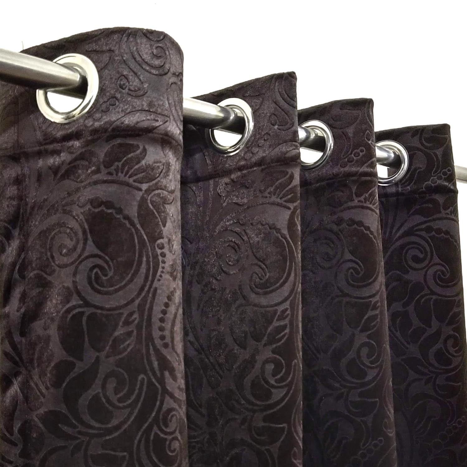 Velvet & Jute Curtains