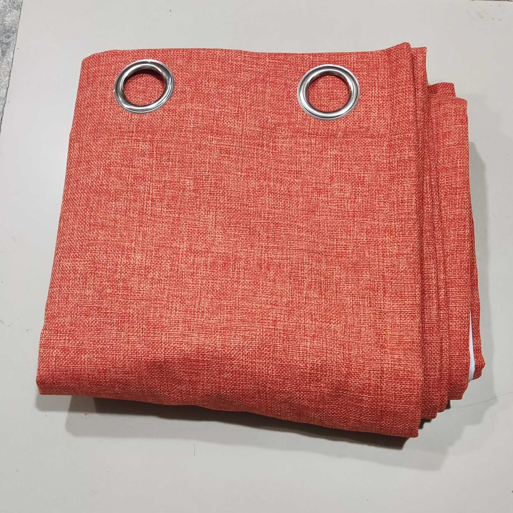 Premium Jute Curtain Coral