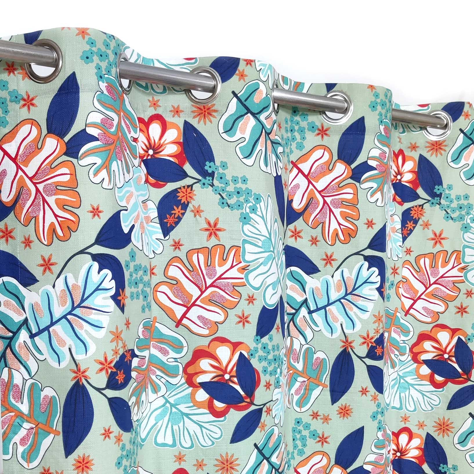 Colored Leaves - Duck Cotton Curtain