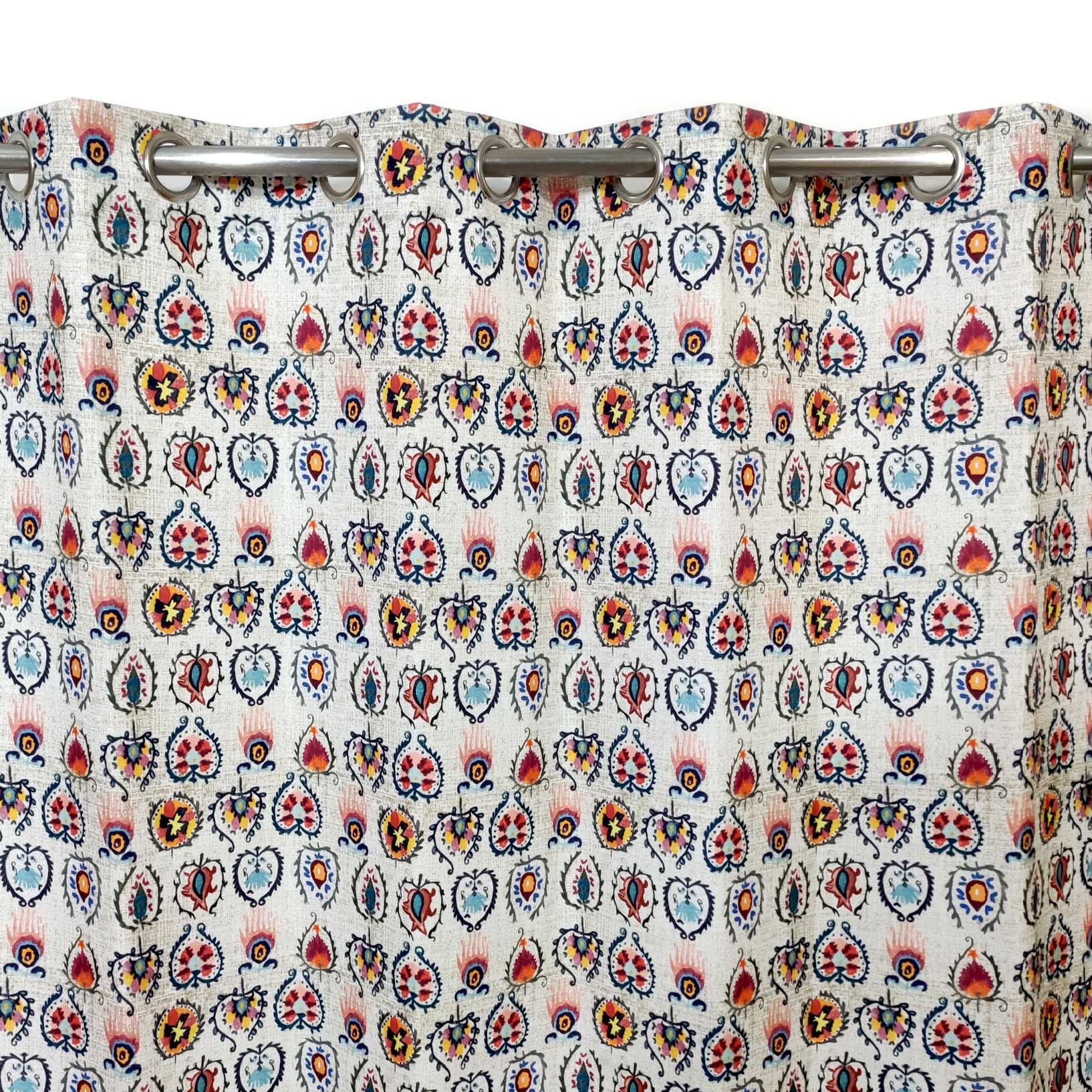 Digital Printed Indus Motif Curtain