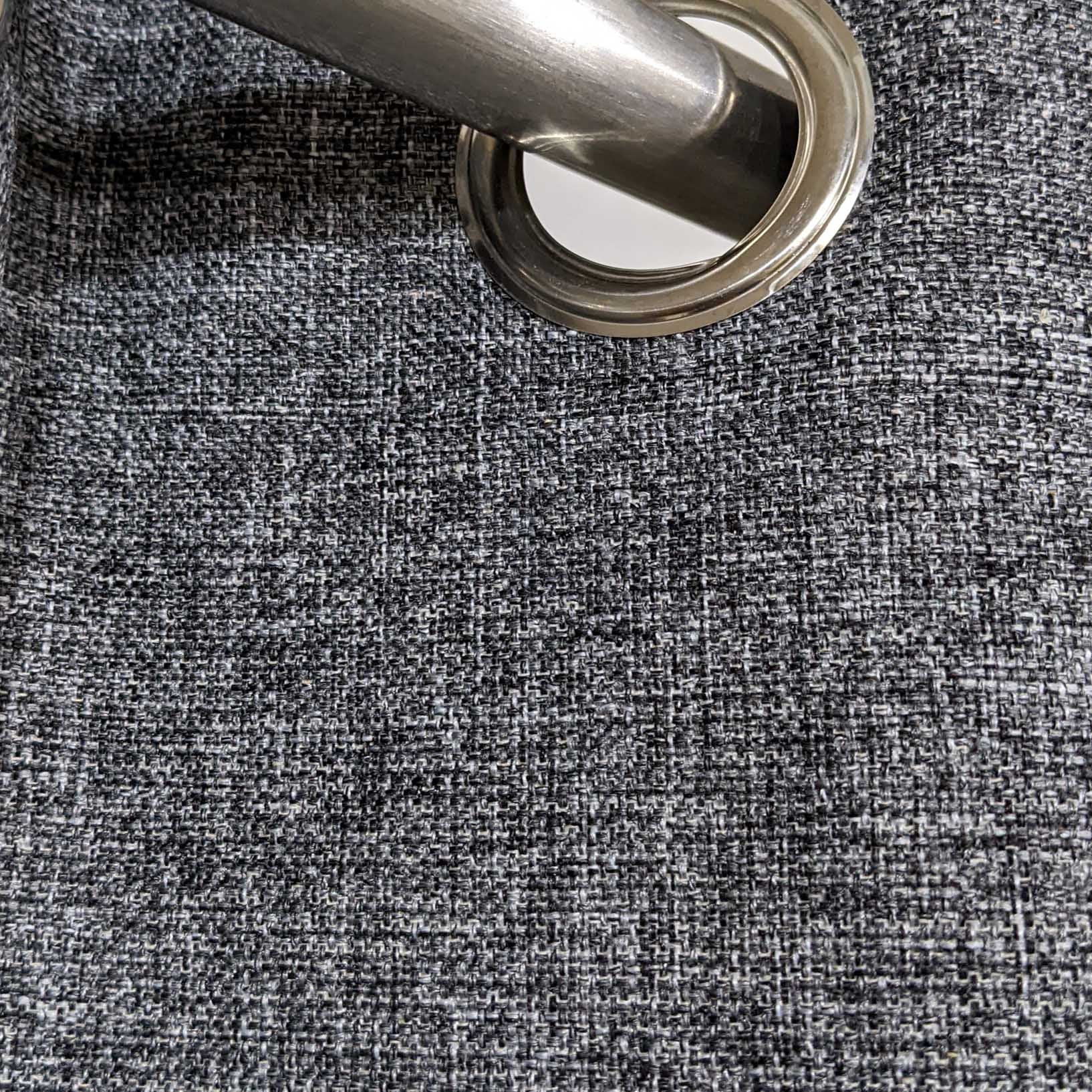 Premium Thick Jute Curtain Black & White