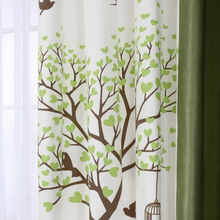 Pair of Digital Printed Combination Curtains