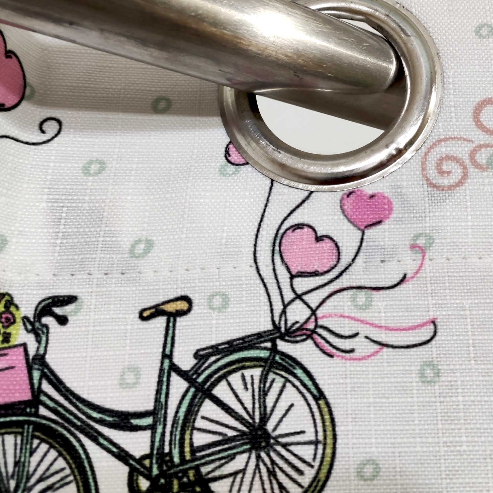 Digital Printed Curtain Cycling in Paris