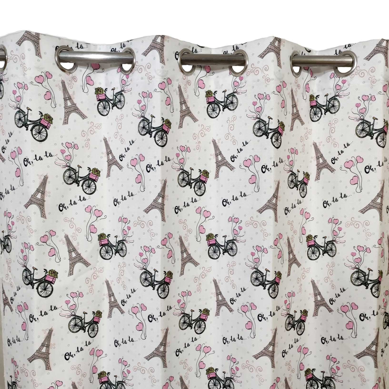 Digital Printed Curtain Cycling in Paris