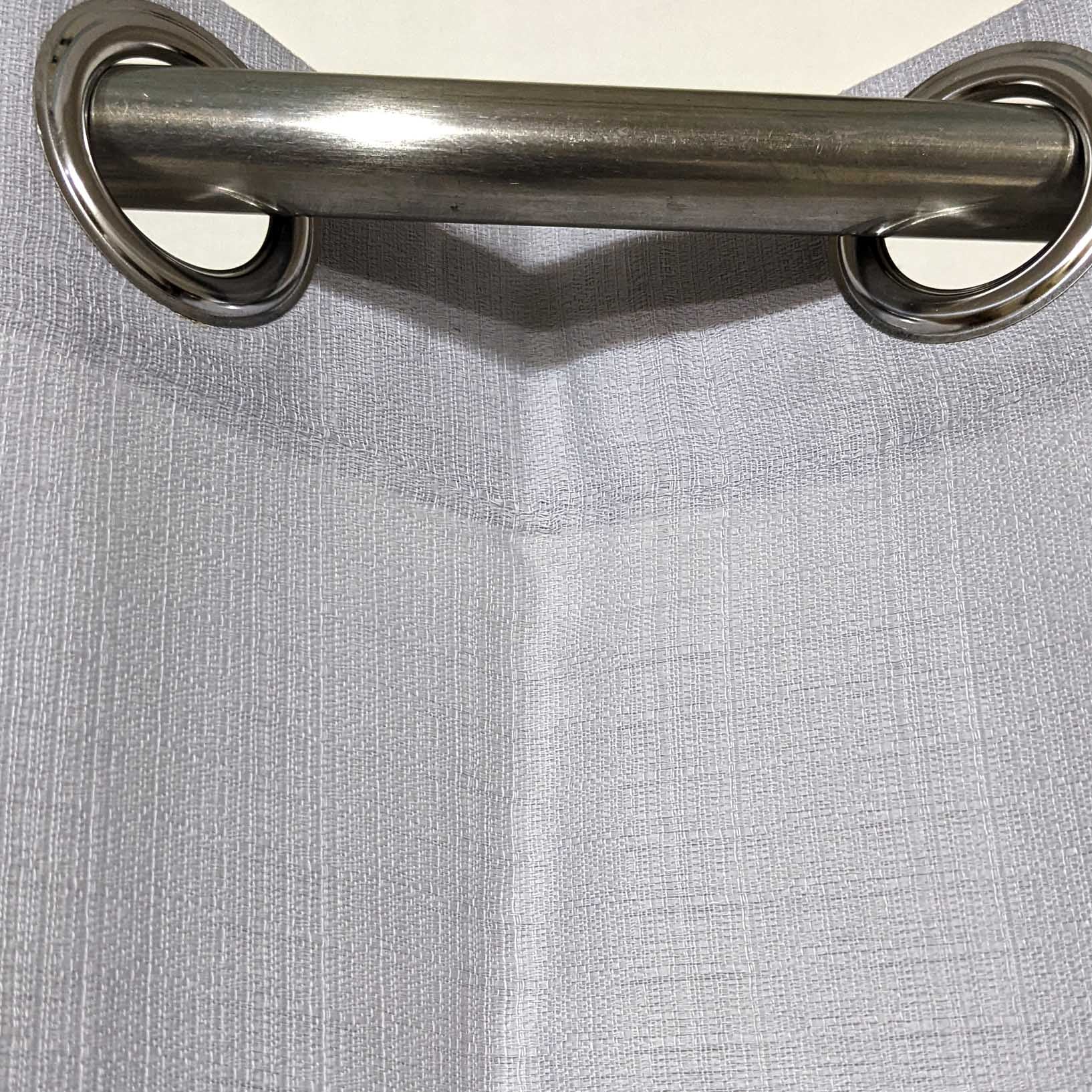 Mute Grey Plain Duck Cotton Curtain