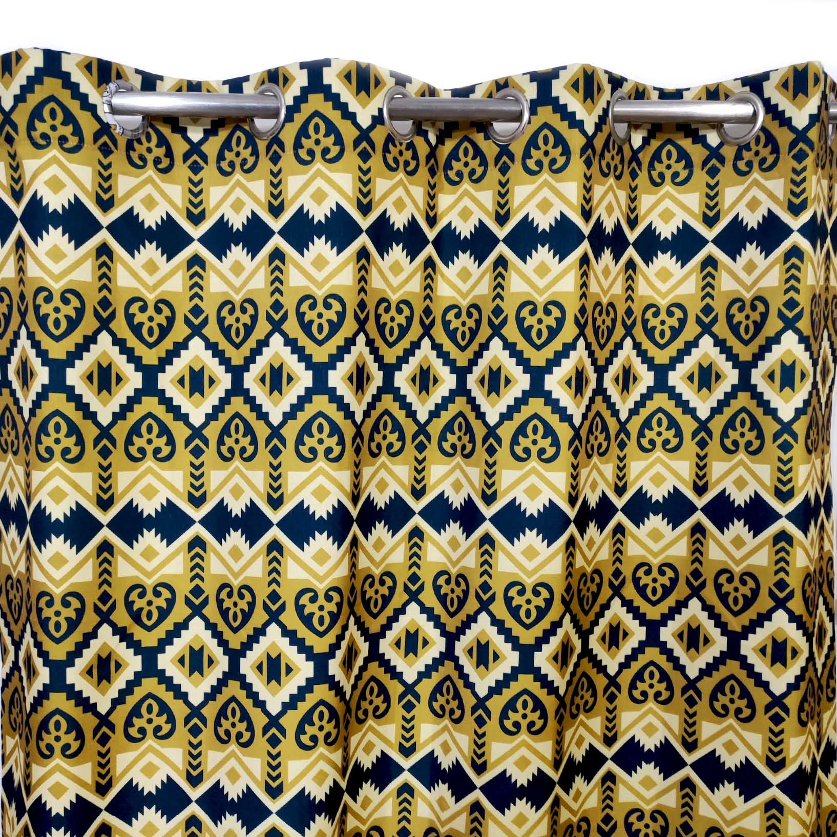 Digital Printed Curtain Sindhi Motif