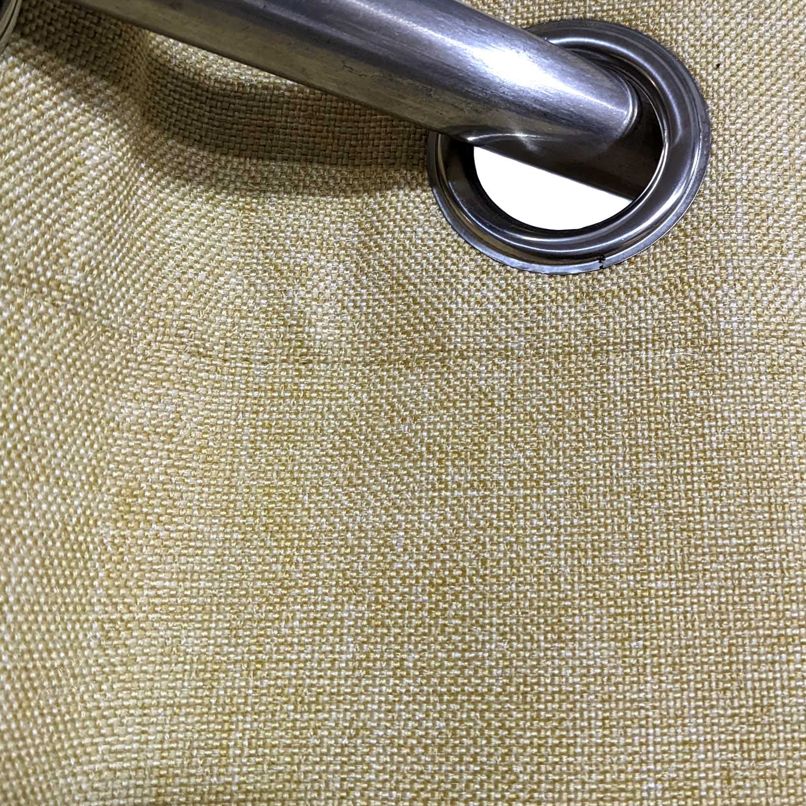 Premium Thick Jute Curtain Lite Gold