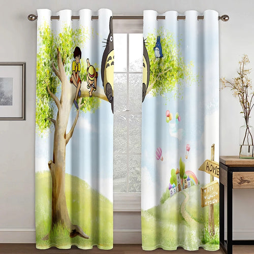 Pair of Digital Printed Curtains (Any Kids Character Can Be printed)