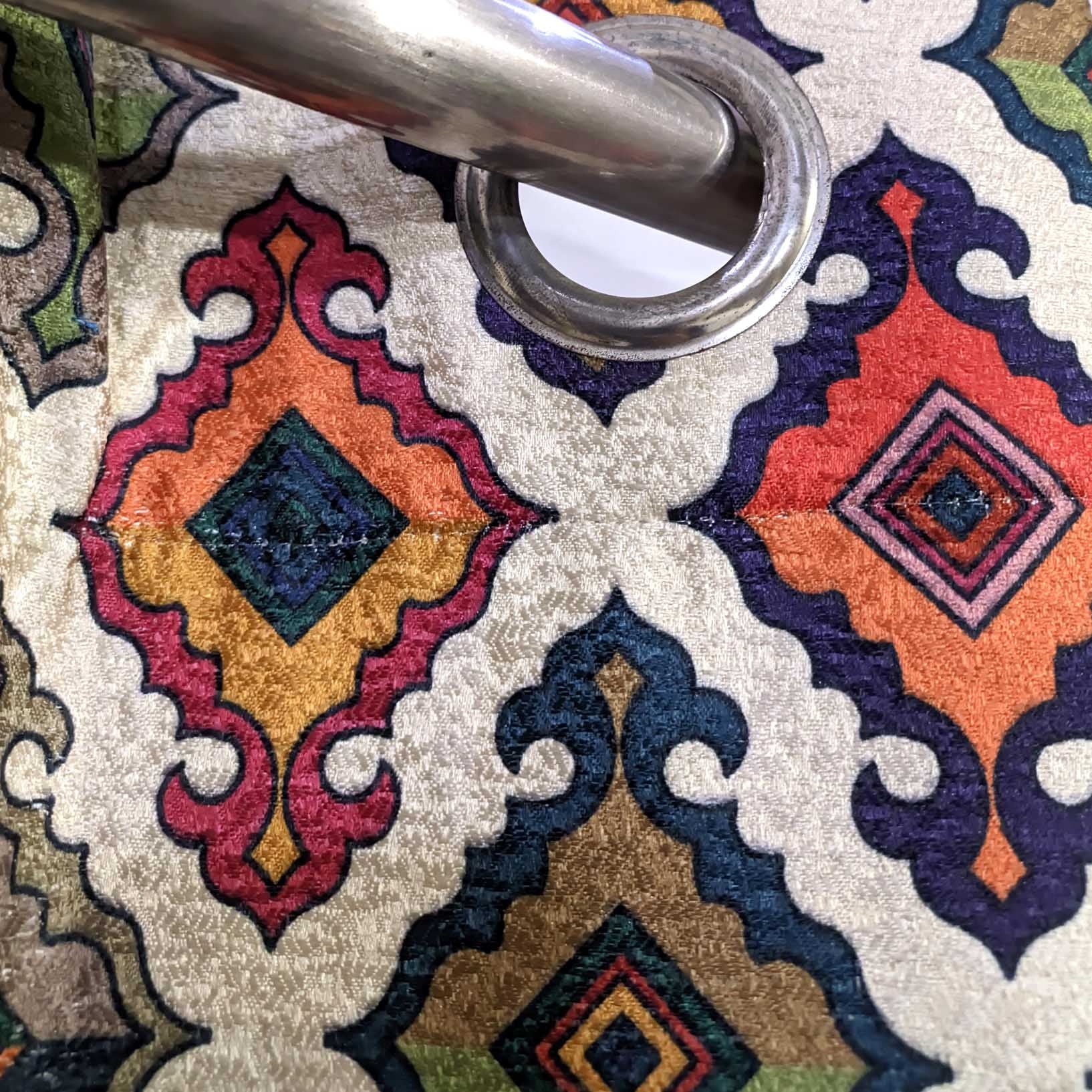 Digital Printed Multi Motif Curtain