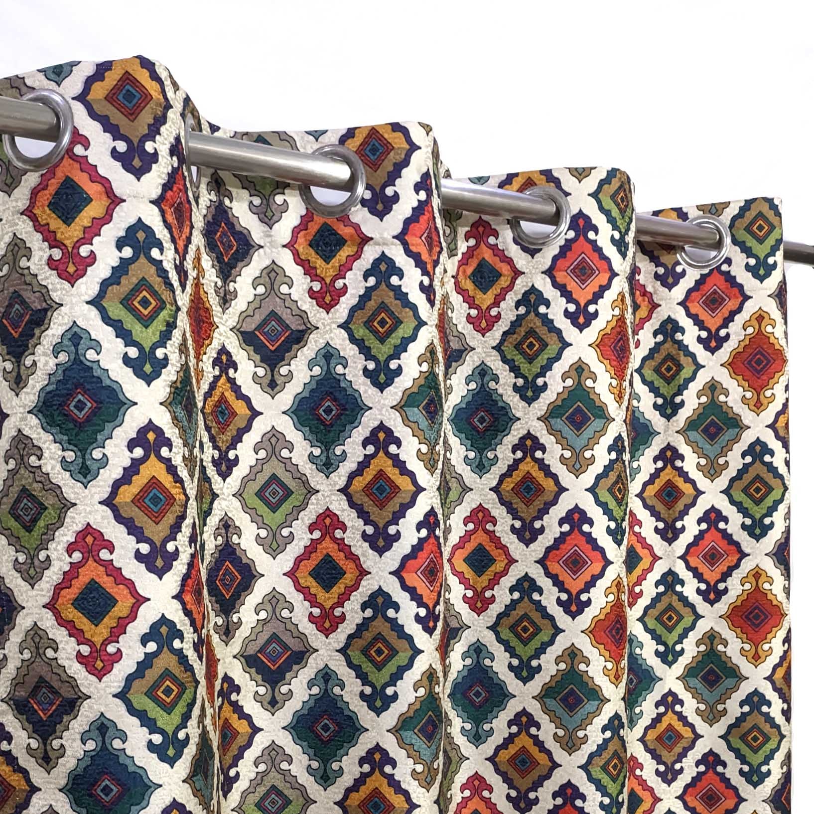 Digital Printed Multi Motif Curtain