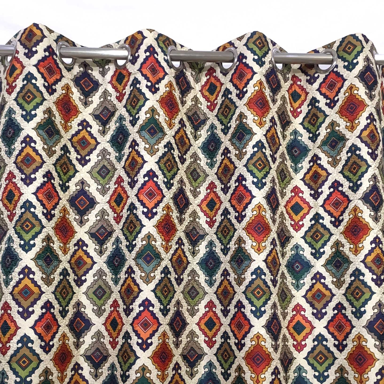 Digital Printed Multi Motif Curtain