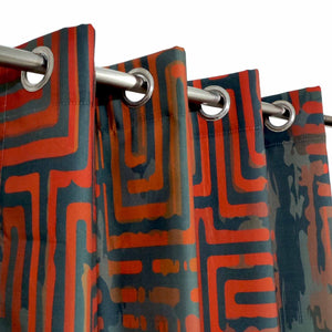 Digital Printed Curtain African Art