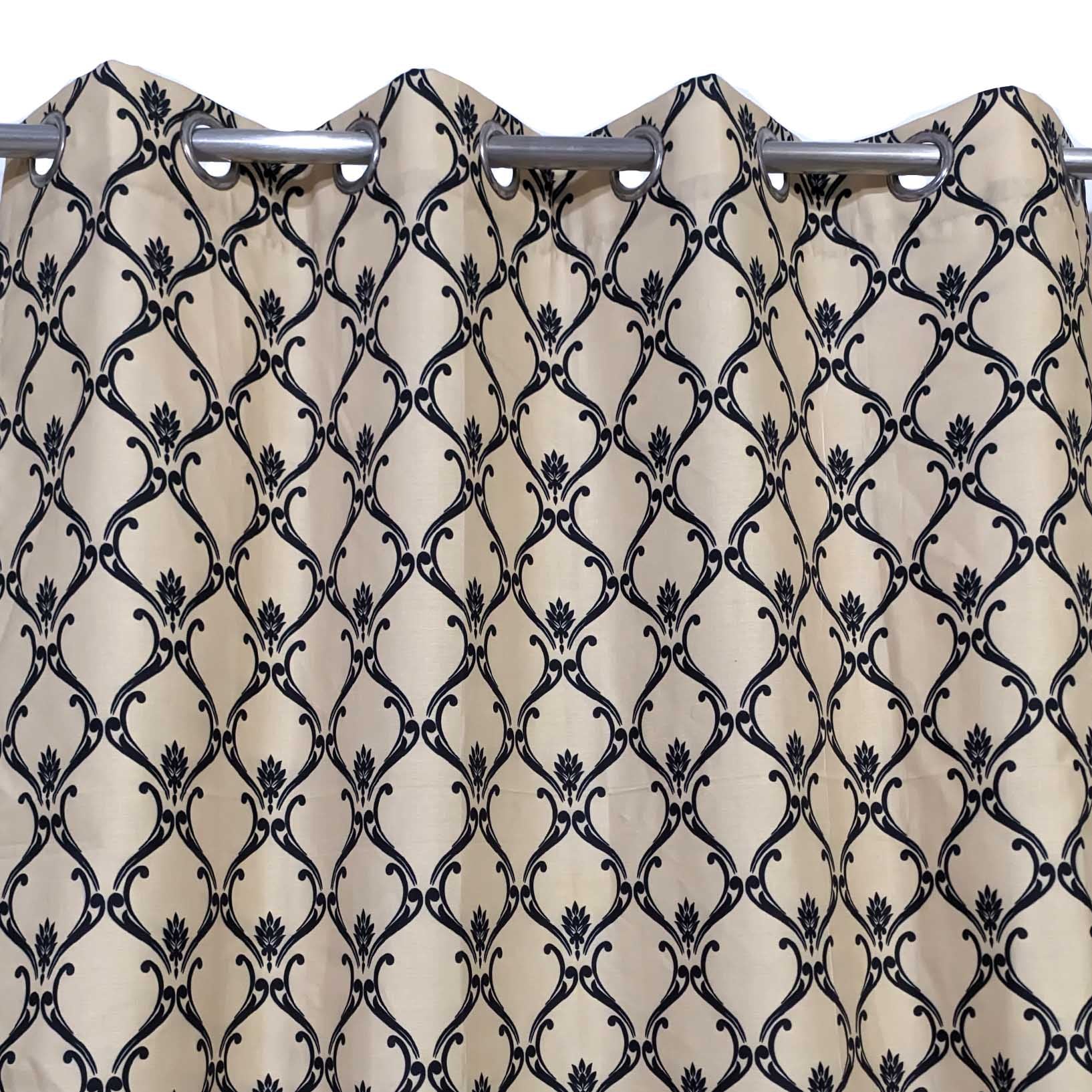 Digital Printed Classic Multi Motif Curtain