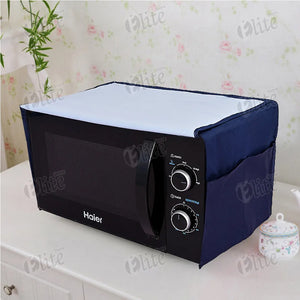 Waterproof Poly Cotton Microwave Oven Cover with Side Pockets