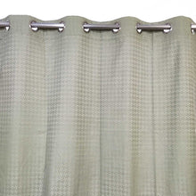 Muted Green 3D Jacquard Curtain