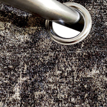 Thick Crushed Viscose Curtain Choclate Brown