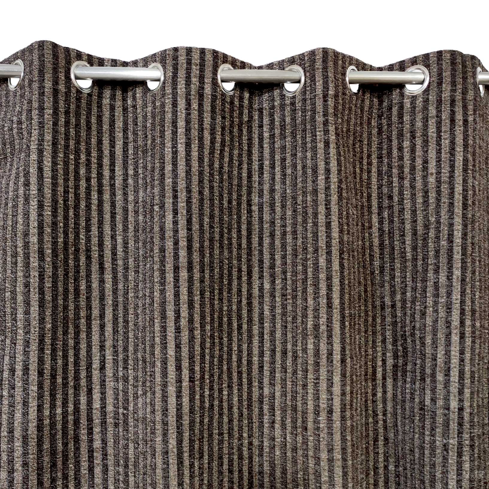 Thick Viscose Curtain Choclate Brown Liner
