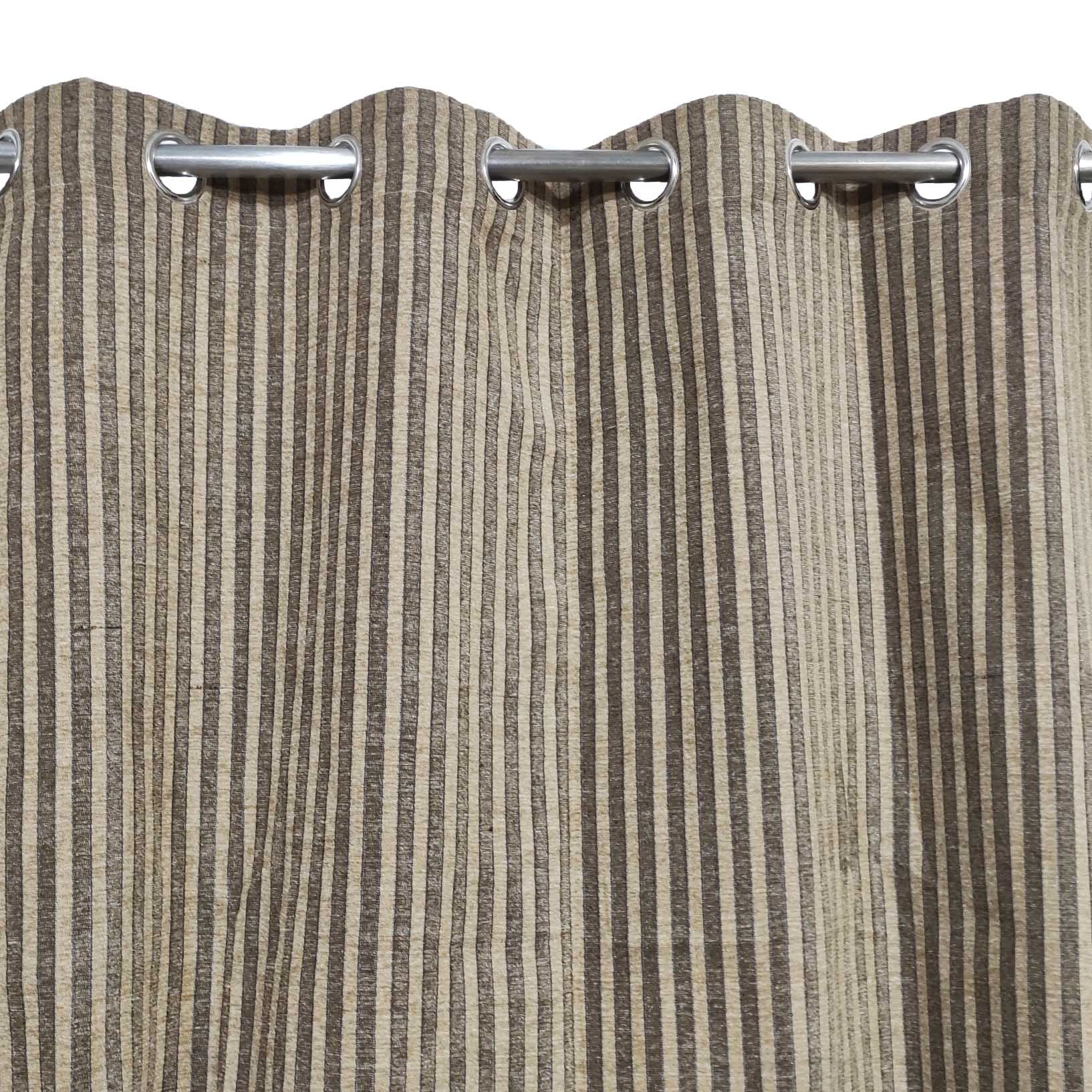 Thick Viscose Curtain Mid Brown Liner
