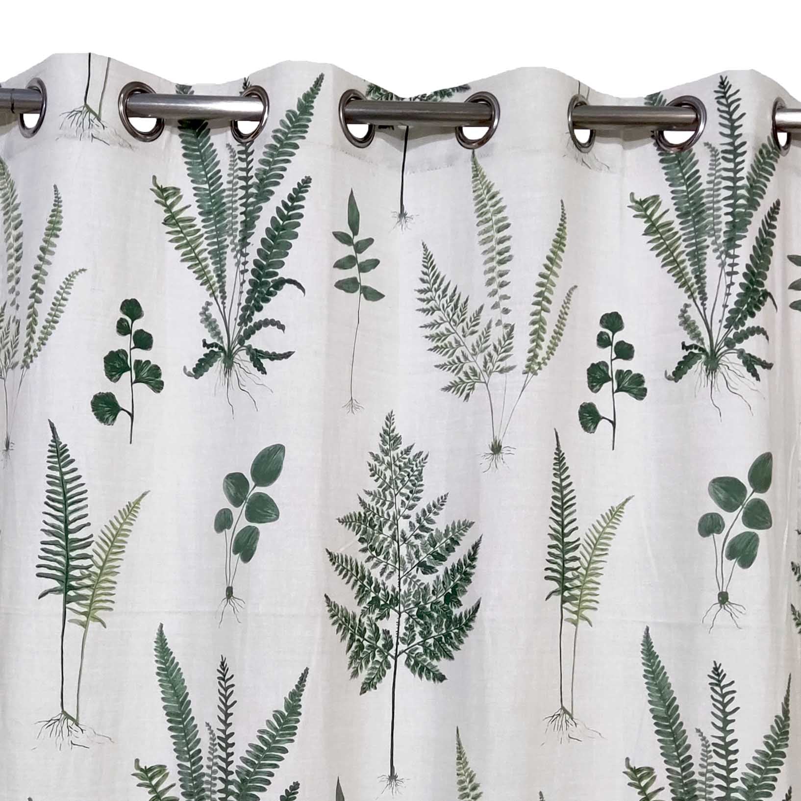 Bushes Roots Duck Cotton Curtain (Only 2 Pcs Available)
