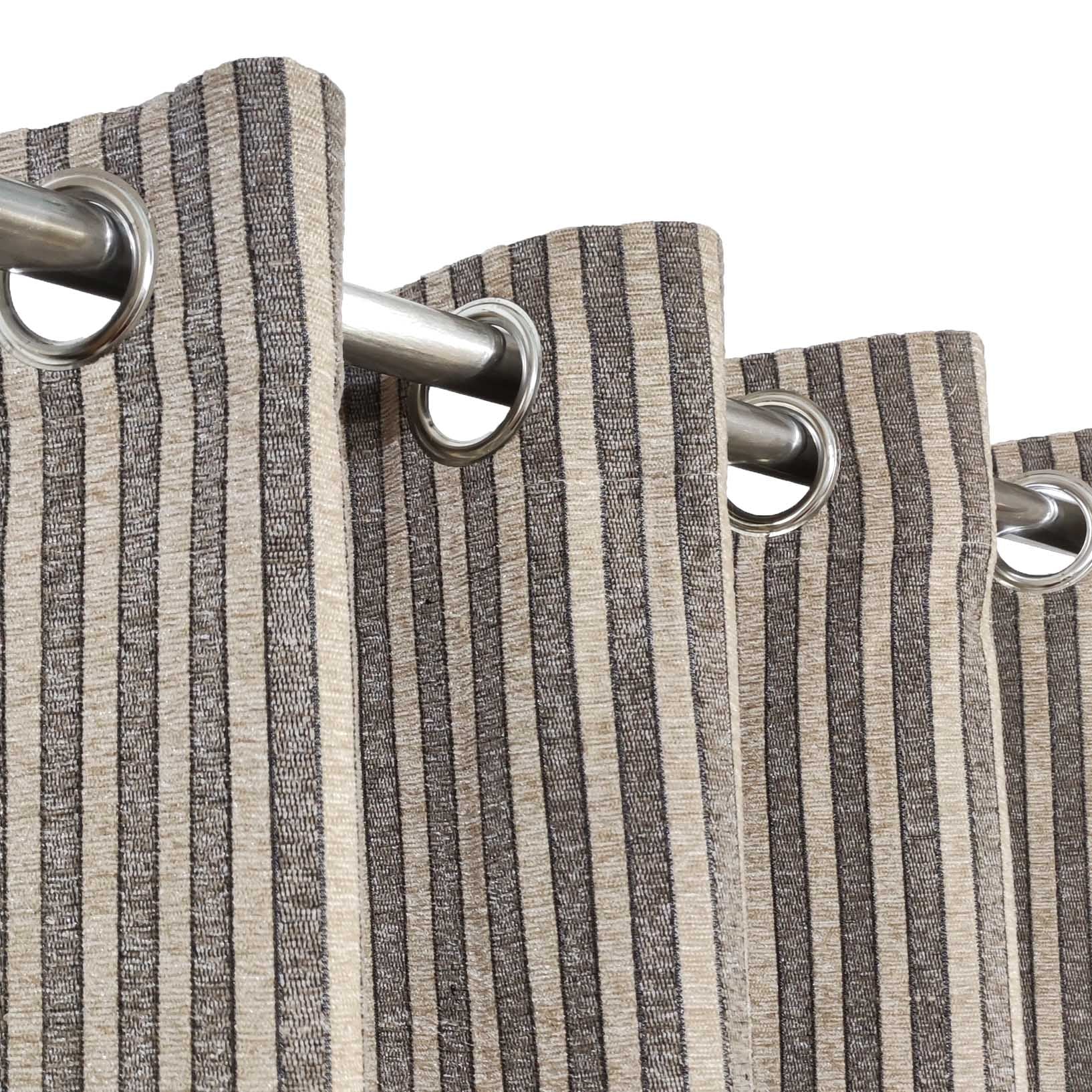Thick Viscose Curtain Lite Brown Liner