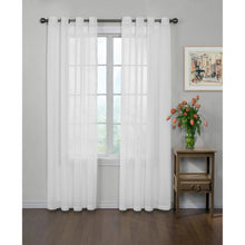 Off-White Net Sheer Chiffon Curtain