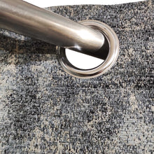 Thick Crushed Viscose Curtain Grey