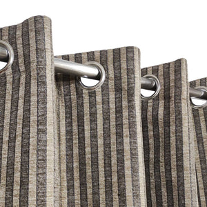 Thick Viscose Curtain Grey Brown Liner