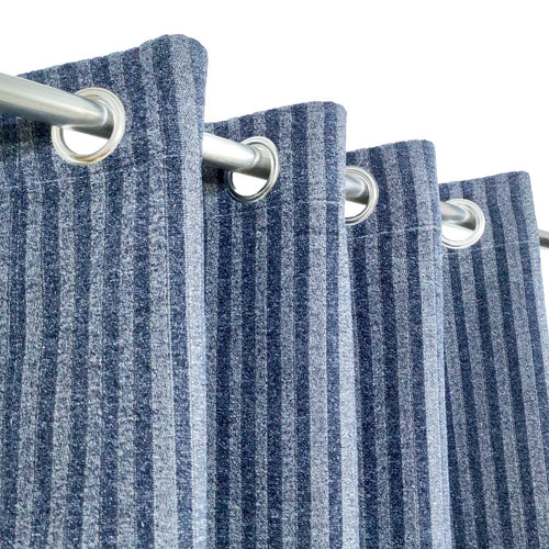 Thick Viscose Curtain Blue Liner
