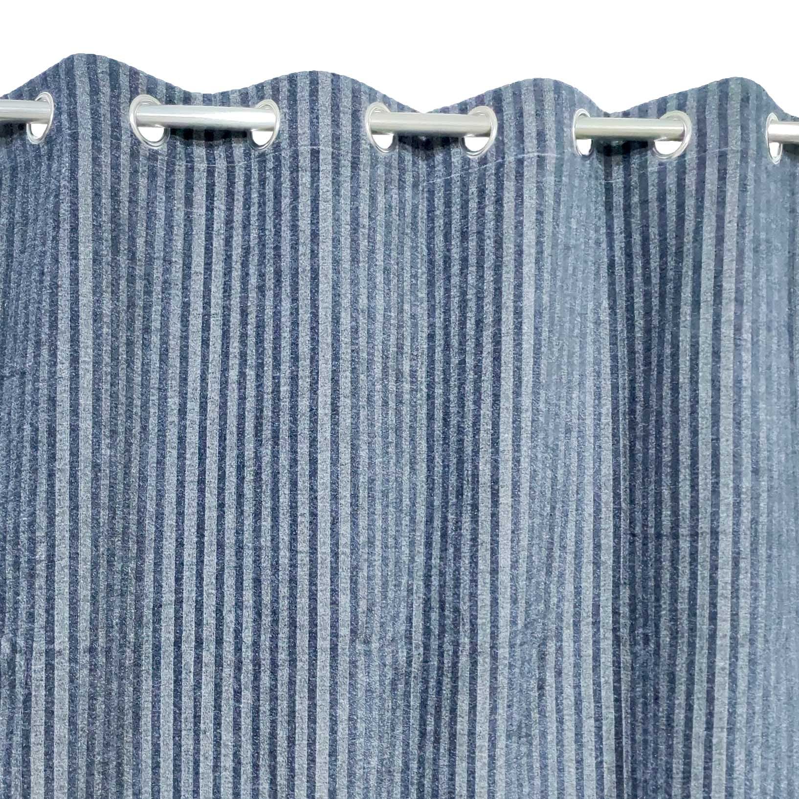 Thick Viscose Curtain Blue Liner