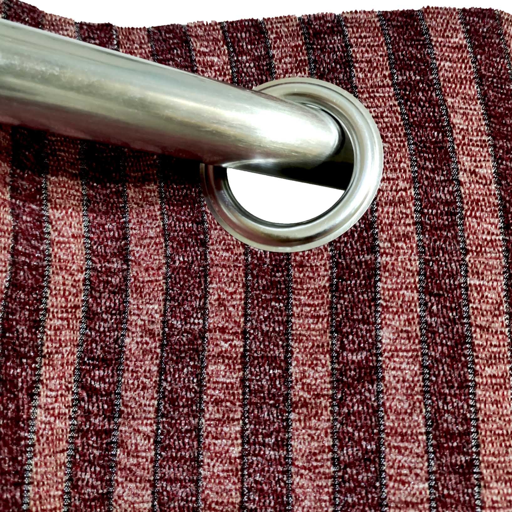 Thick Viscose Curtain Maroon Liner