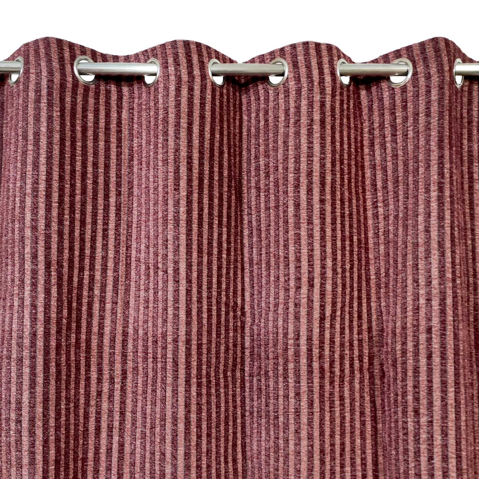 Thick Viscose Curtain Maroon Liner