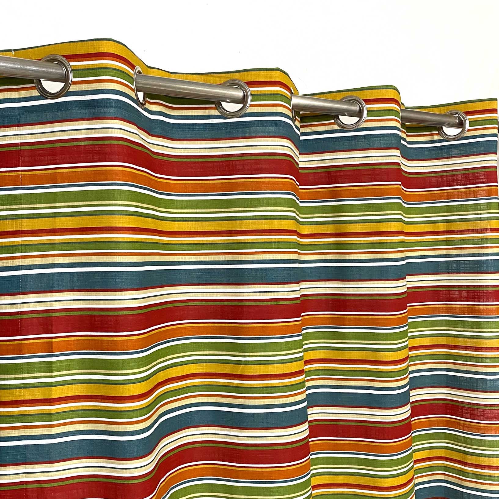 New York Striped - Duck Cotton Curtain