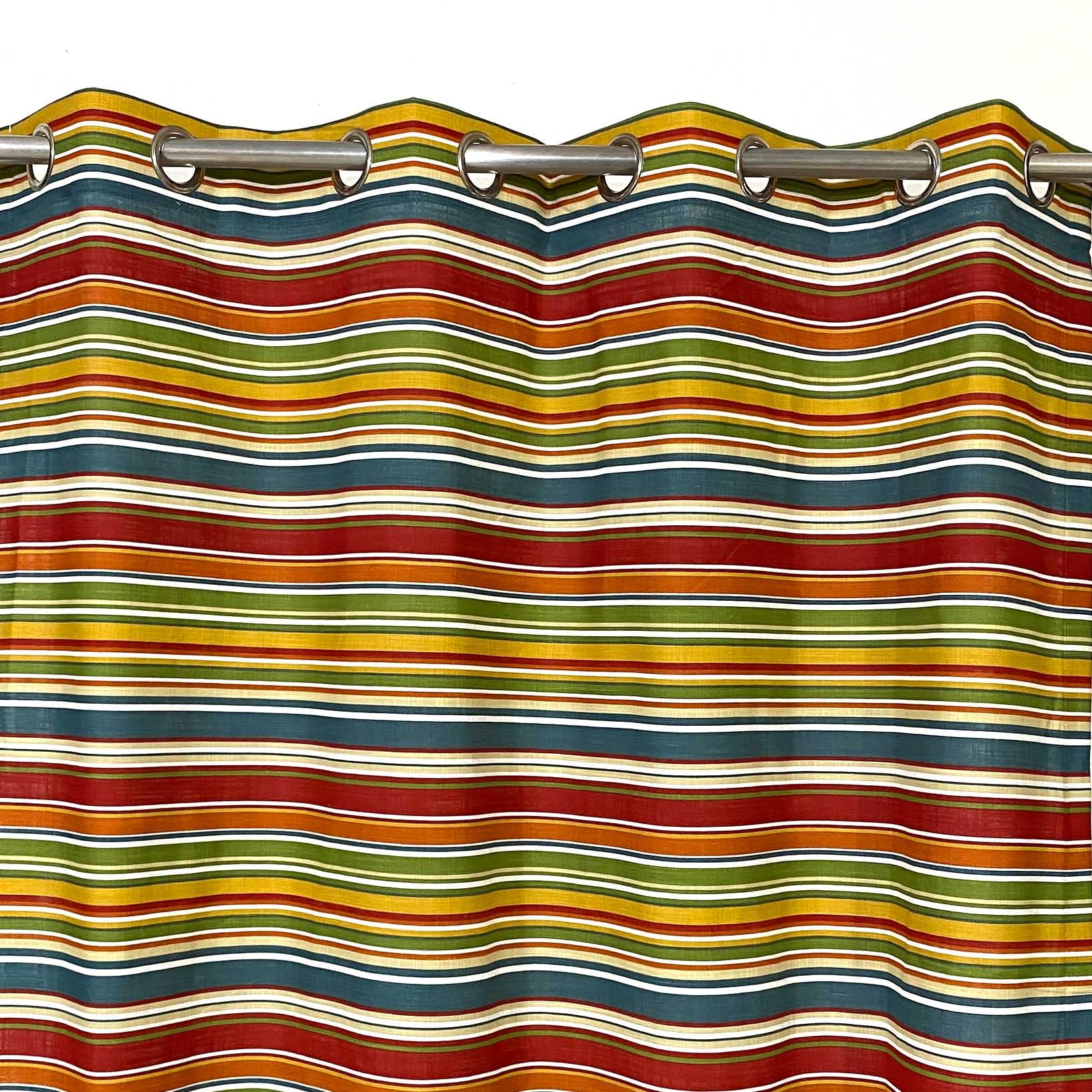 New York Striped - Duck Cotton Curtain
