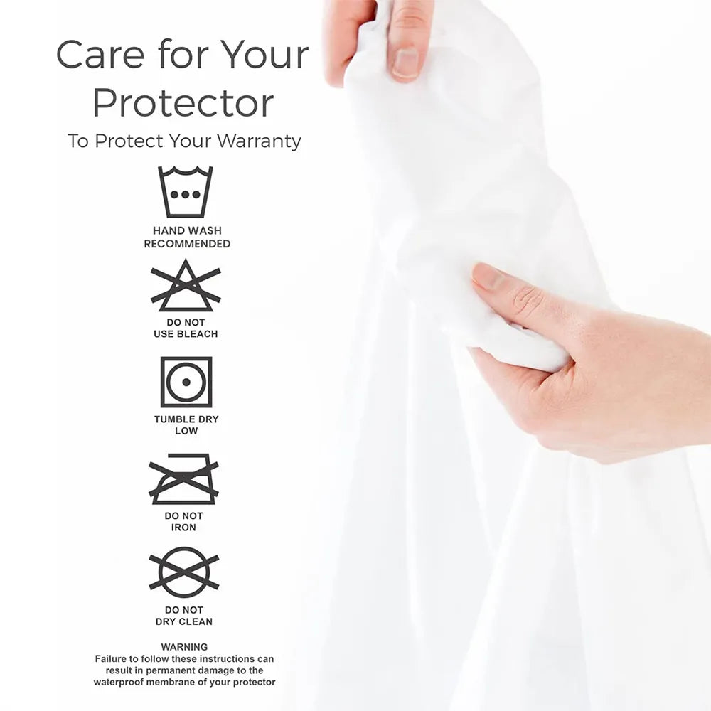 Water Proof Mattress Protector Terry Cotton Anti Mites & Bugs Maroon