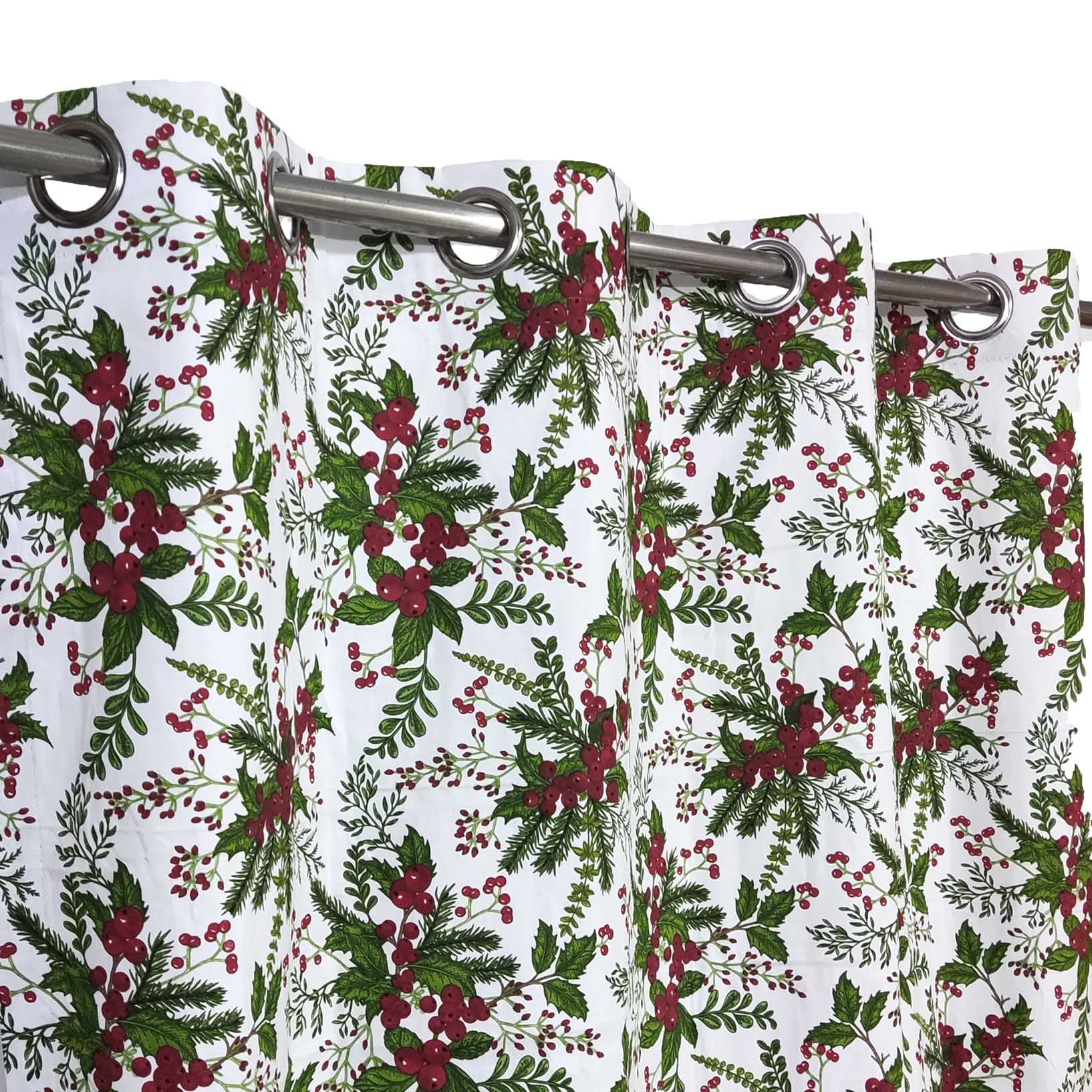 Cherrys Duck Cotton Curtain (Only 3 Pcs Available)
