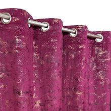 Premium Textured Velvet Curtain Maroon