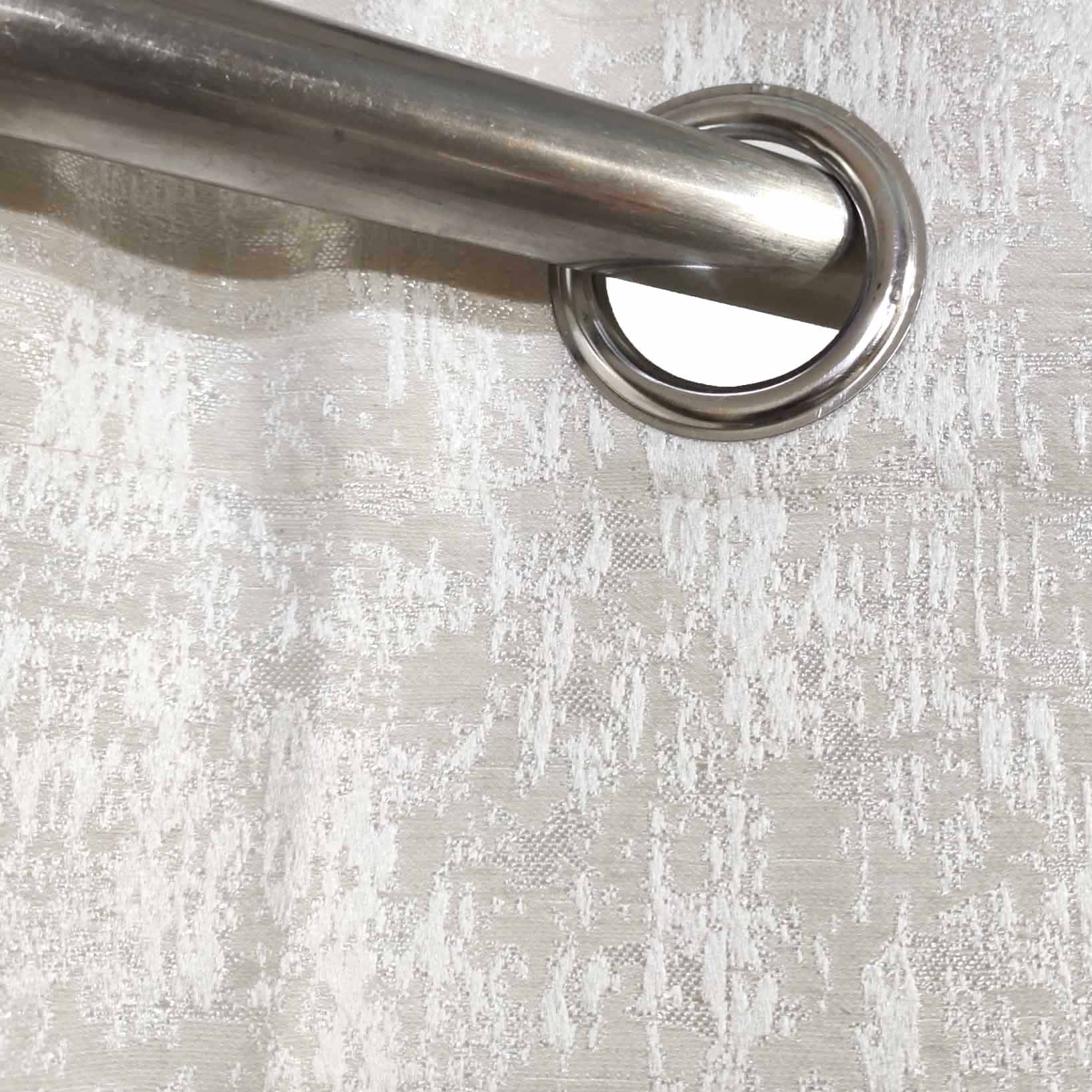 Self Print Thick Shanghai Curtain Off-white