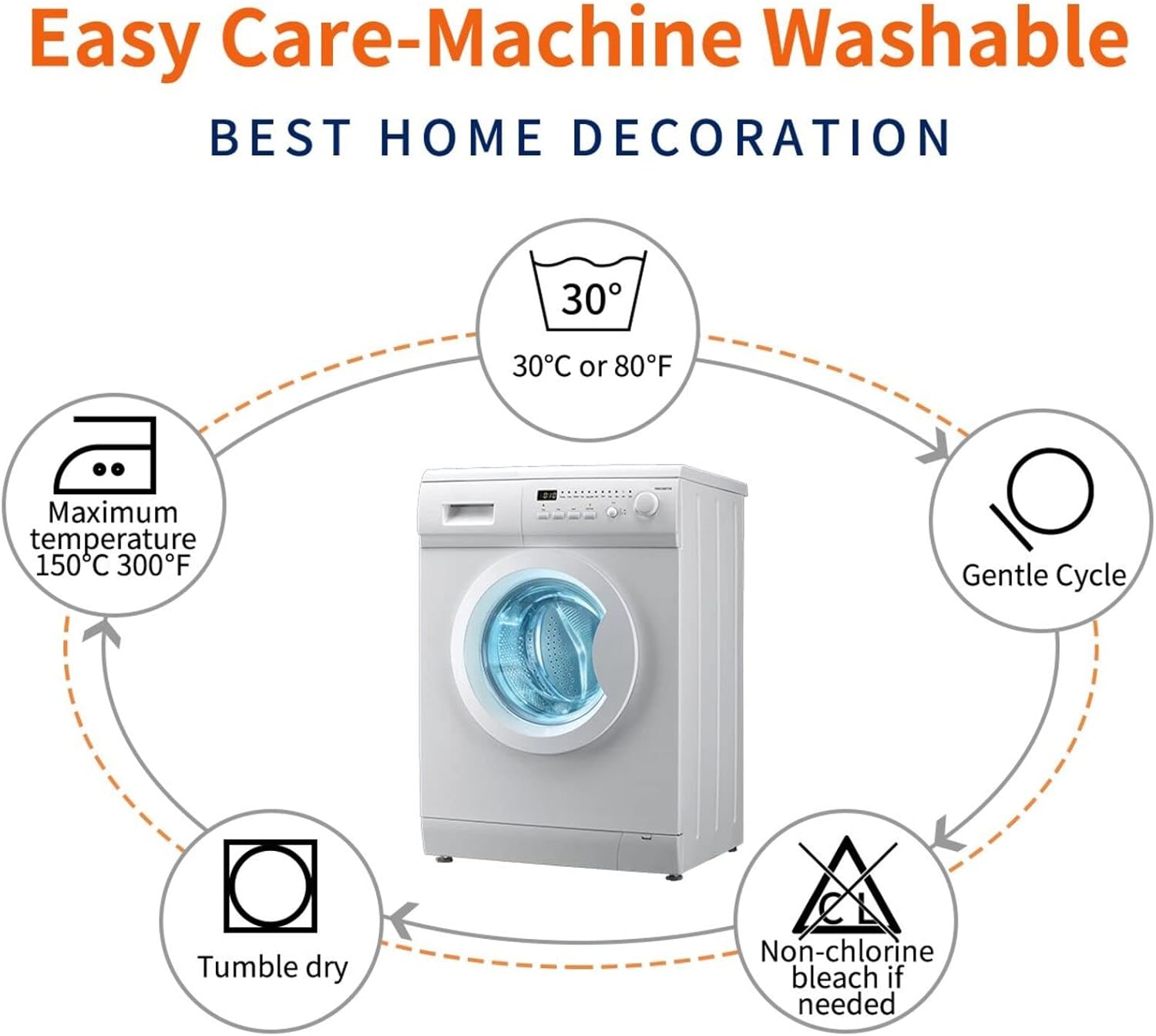 Pair of Digital Printed Curtains Vertical Stripes