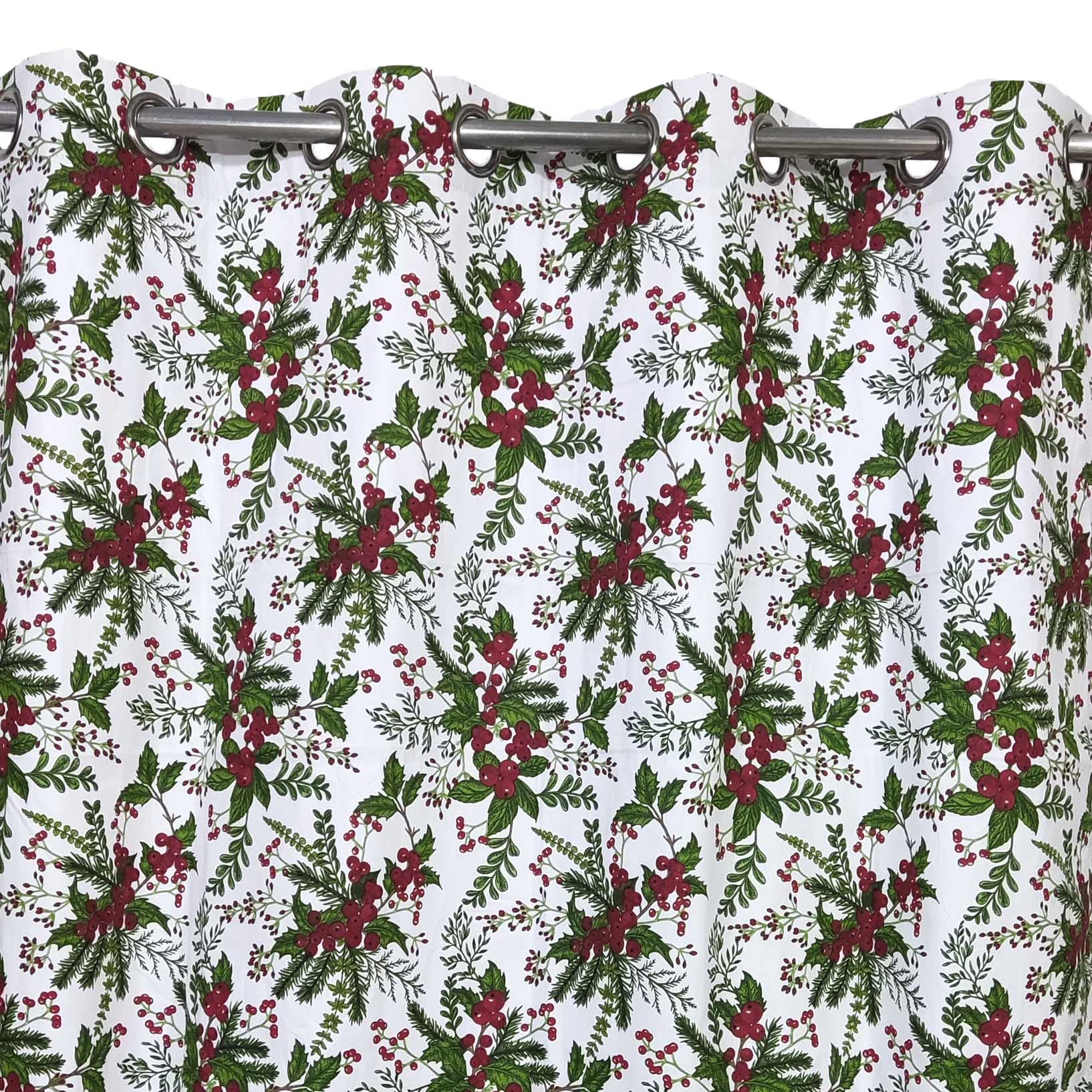 Cherrys Duck Cotton Curtain (Only 3 Pcs Available)