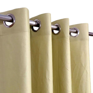 Plain Olive Green Duck Cotton Curtain