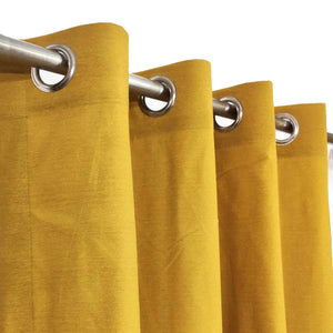 Mustard Yellow Plain- Duck Cotton Curtain