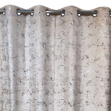 Premium Textured Velvet Curtain Off-White