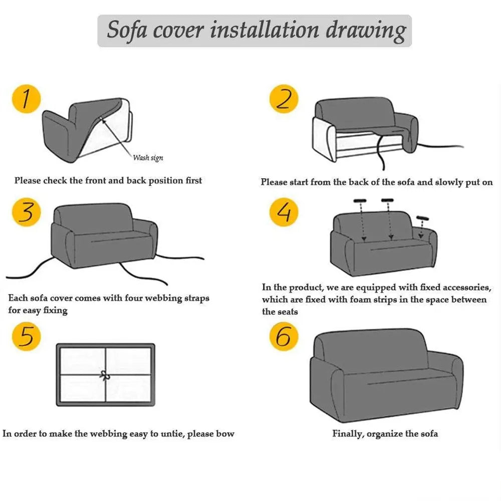 Mesh Sofa Cover – Dark Brown Color