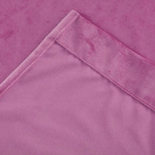 Plain Velvet Curtain Baby Pink