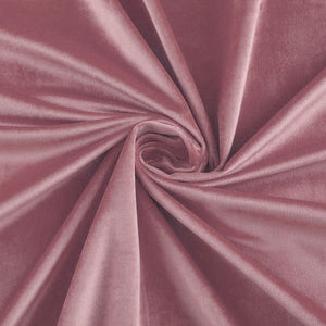 Plain Velvet Curtain Rose Pink