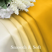 Pair of 2 Shaded Curtains Yellow Ombre (Gradient Room Darkening Thermal Inslated Energy Saving Grommet Drapes for Living Room/Bedroom)